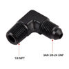 Picture of EVIL ENERGY 3AN to 1/8" NPT Male 90 Degree Fitting Aluminum Balck 2PCS