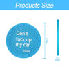 Picture of 8sanlione 2 Pack Car Cup Holder Coasters, 2.75 Inch Non-Slip PVC Insert Cup Coaster, Anti-Scratch Auto Cup Mats for Women Men, Vehicle Interior Accessories for Car, SUV, Truck (D Light Blue/2PCS)
