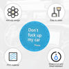 Picture of 8sanlione 2 Pack Car Cup Holder Coasters, 2.75 Inch Non-Slip PVC Insert Cup Coaster, Anti-Scratch Auto Cup Mats for Women Men, Vehicle Interior Accessories for Car, SUV, Truck (D Light Blue/2PCS)