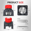 Picture of Joinfworld Battery Disconnect Switch 12V 48V Waterproof Marine Top Post Battery Disconnect Switch 12 Volt Battery Cut Off Switch Master for Car RV Boat ATV UTV Vehicles