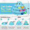 Picture of UPSKY 24 PCS Cat Toys, 3-Level Turntable Kitten Toys Set, Interactive Cat Roller Toys for Indoor Cats, Catnip Toys, Cat Teaser Toys, Mice Toys, Spring Toys, Various Ball Toys for Kitty