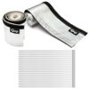 Picture of Heat Shroud Sleeve Aluminized 2 Pcs for Ultimate Heat Protection Hose Wire Shield 1-1/2''I.D. x 10FT, with 20 Pcs 7.8Inch Stainless Steel Cable Metal Zip Ties