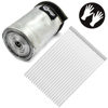 Picture of Heat Shroud Sleeve Aluminized 2 Pcs for Ultimate Heat Protection Hose Wire Shield 1-1/2''I.D. x 10FT, with 20 Pcs 7.8Inch Stainless Steel Cable Metal Zip Ties