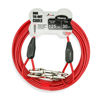 Picture of Petest 30ft Tie-Out Cable with Crimp Cover for Heavy Dogs Up to 125 Pounds Black & Red
