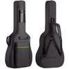 Picture of CAHAYA 𝗔𝗰𝗼𝘂𝘀𝘁𝗶𝗰 𝗚𝘂𝗶𝘁𝗮𝗿 𝗕𝗮𝗴 0.35 In Thick Padding for 40 41 42 in Acoustic Guitars Waterproof Dual Adjustable Shoulder Strap Guitar Case Gig Bag with Back Hanger Loop, Green CY0291