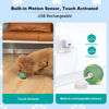 Picture of BARHOMO Dog Balls,The 3rd Generation Interactive Toys for Puppy/Small/Medium/Large Dogs,Improved Dog Rolling Effect Tennis Ball with Strap, Tough Motion Activated Automatic Moving Dog Toys (Green)