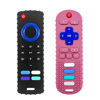 Picture of ERSIHUA 2-Pack Silicone Baby Teething Toys, Fire TV Remote Teethers for 6-12-18 Months Infant, Fire Remote Shape Toddlers Silicone Teethers for Boys and Girls Sensory Toy