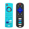 Picture of ERSIHUA 2-Pack Silicone Baby Teething Toys, TV Remote Teethers for 18 Months Infant, Fire TV Remote Shape Toddlers Silicone Teethers for Boys and Girls Sensory Toy