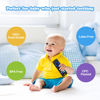 Picture of ERSIHUA 2-Pack Silicone Baby Teething Toys, TV Remote Teethers for 6-12-18 Months Infant, Fire Stick Remote Control Shape Baby Silicone Teethers, Chew Toys for Boys and Girls (New-F Purple+R Blue)