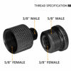 Picture of Frgyee Mic Stand Adapter 5/8 Female to 3/8 Male and 3/8 Female to 5/8 Male Screw Adapter Thread for Microphone Stand Mount to Camera Tripod Adapter 2 Pack