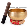 Picture of Tibetan Singing Bowl Set - Easy To Play for Beginners - Authentic Handcrafted Mindfulness Meditation Holistic Sound 7 Chakra Healing Gift by Himalayan Bazaar (6")