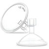 Picture of Maymom MyFit Crater Series 12mm Two-Piece Design Small Breastshield Compatible with Medela Breast Pumps; Not Original Medela Pump Parts; Replace Medela Shields; Fit Flex Connector; 2pc