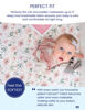 Picture of TotAha Premium Stretchy Crib Sheets (2-Pack)-Hypoallergenic, Silky Comfort, Buttery Soft, Calming Effect, All-Season Jersey-Knit Sheets, 9'' Extra Deep Pocket(Meredith Allover Floral & Pale Pink)