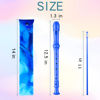 Picture of Soprano Recorder for Kids Beginners, German Fingering, C Key, 3 Piece with Cleaning Rod, Bag, Fingering Chart (Blue)…
