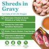 Picture of Solid Gold Canned Cat Food - Nature's Harmony Wet Cat Food Shreds in Gravy - Grain & Gluten Free Cat Wet Food Made with Real Chicken & Duck for Sensitive Stomach Support & Digestive Health - 24 Pack