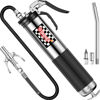 Picture of Bravex Pistol Grip Grease Gun Heavy Duty Professional 6000 PSI W/Quick Release Coupler - 18 inch Flex Hose
