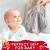 Picture of Pro Goleem Loveys for Babies - Soft Security Blanket Baby Snuggle Toy Newborn Stuffed Animals Baby Gifts for Boys and Girls, Grey Bunny 16 Inch