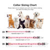 Picture of Cotton Handmade Dog Collar Cute and Distinctive Patterns Pink Rose with Pendant Cute Dog Collars for Small Medium Large Dogs Girl Dogs Boy Dogs S