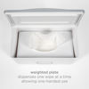 Picture of Ubbi Baby Wipes Dispenser with Weighted Plate and Secure Seal, Nursery and Baby Registry Essential to Keep Wipes Fresh, Open Water