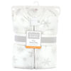 Picture of Hudson Baby Unisex Baby Plush Sleeping Bag, Sack, Blanket, Sleeveless Snowflakes, 6-12 Months