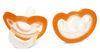 Picture of RAZBABY JollyPop Baby Pacifier Newborn, 0-3m (Orange, 2 Count)