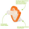 Picture of RAZBABY JollyPop Baby Pacifier Newborn, 0-3m (Orange, 2 Count)