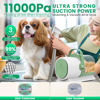 Picture of Dog Grooming Vacuum, Pet Grooming Kit, Dog Clipper Nail Trimmer Grinder, 2.5L Dust Cup 7 Grooming Tools 11000Pa Dog Vacuum for Shedding Grooming, Pet Grooming Vacuum for Dogs, Home Cleaning, PG50 Plus