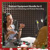 Picture of MAONO-MaonoCaster-Podcast Equipment Bundle for 2-includes All-in-one Audio Interface with Premium Mic Preamp, XLR Condenser Microphone, and 3.5MM Mic for Podcast Recording, Streaming, DJ (AME2 Duo)