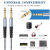 Picture of JOLGOO 1/4 Inch TRS Cable 10ft 2-Pack, 1/4 Inch Guitar Cable 10 Ft, 6.35 Balanced Interconnect Line for Electric Guitar, Bass, Keyboard, Mixer, Amplifier, Speaker, Electric Mandolin, pro Audio