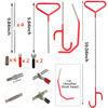 Picture of Pershook Truck 5th Wheel Hook Set 25PCS,Long Distance Hook Tool 59'' Car Emergency Hook Tree Cleaning Hook Trailer Box Hook Heavy Duty,Rolling Door Hooks,5th Wheel Pin Puller Tool Kit