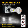 Picture of AHOBXD H1 Fog Light Bulbs 6500K White Super Bright 30000LM 600% Plug and Play Car Fog Light Bulbs Pack of 2
