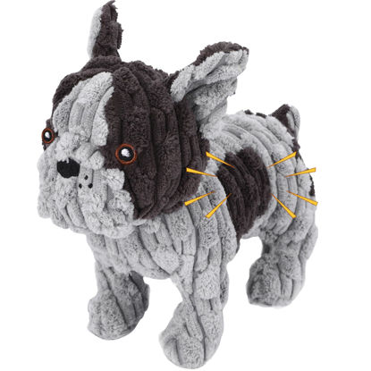 Picture of Letsmeet Dog Toys Plush Interactive Dog Toy with Crinkle Paper and Squeaker, Reduce Boredom and Anxiety, Cute Dog Gifts for Small Medium Large Dogs