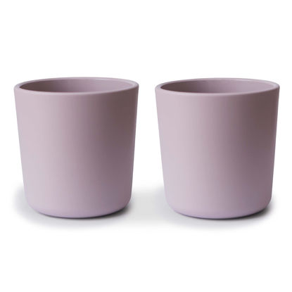 Picture of mushie Dinnerware Cups For Kids | Made in Denmark, Set of 2 (Soft Lilac)