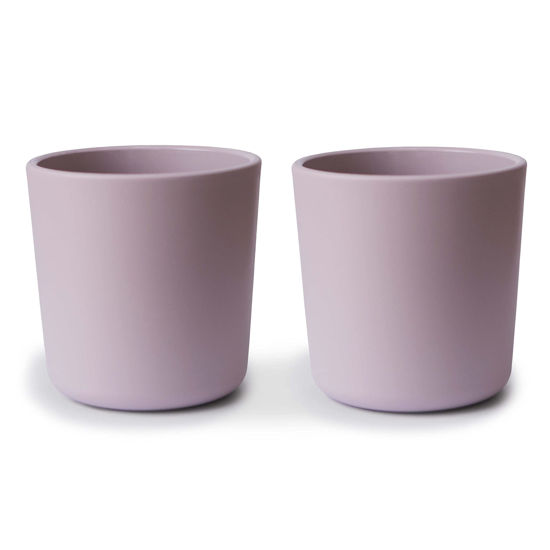 Picture of mushie Dinnerware Cups For Kids | Made in Denmark, Set of 2 (Soft Lilac)