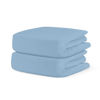 Picture of Newton Baby Organic Fitted Crib Sheets (2-Pack) - 100% Breathable and Ultra-Soft, 100% Organic Muslin Cotton, SkyBlue, Fits All Standard Cribs