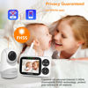 Picture of VTimes Baby Monitor with Camera and Audio, 3.2" IPS Screen Video Baby Monitor No WiFi Night Vision, Portable Baby Camera VOX Mode Pan-Tilt-Zoom Alarm and 1000ft Range, Ideal for Baby/Elderly/Pet