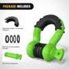 Picture of Nilight 2 Pack 3/4" D-Ring Shackle with 7/8" Screw Pin 41,887lbs Break Strength, Heavy Duty Off Road Recovery Shackle with Isolators Washers for Use with Tow Strap, Winch, Off-Road Jeep Truck Vehicle