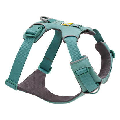 Picture of Ruffwear, Front Range Dog Harness, Reflective and Padded, No Pull Harness for Training and Everyday, River Rock Green, Large/X-Large