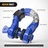Picture of Nilight 2 Pack 3/4" Mega D-Ring Shackle with 7/8" Screw Pin 68,000LBS Break Strength, Heavy Duty Off Road Recovery Shackle for Use with Tow Strap, Winch, Off-Road Jeep Truck Vehicle, 2 Years Warranty