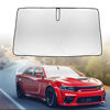 Picture of for Charger 2024 Windshield Cover Sunshade Foldable Shield for Dodge Charger 2023, for Dodge Challenger 2006-2022 Front Window Sun Shades UV Protector 240T Reflective Sun Visor Accessories