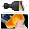 Picture of Blilo 2PCS Car Interior Detailing Brush with Dust Cover, Auto Soft Hair Cleaning Brushes, Scratch Free Curved Dirt Collectors, for Vehicle Dashboard Air Conditioner Vents Leather (3 Colors/2PCS)