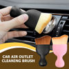 Picture of Blilo 2PCS Car Interior Detailing Brush with Dust Cover, Auto Soft Hair Cleaning Brushes, Scratch Free Curved Dirt Collectors, for Vehicle Dashboard Air Conditioner Vents Leather (3 Colors/2PCS)