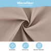 Picture of TILLYOU Toddler Pillowcase 2 Pack with Envelope Closure,13" x 18" Silky Soft Microfiber Travel Kids Pillowcase for Boys and Girls, Khaki & Brown