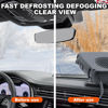 Picture of 12v 200W Car Heater, Portable Car Heater and Defroster, Windshield Defogger, 12 Volt Car Heater That Plugs Into Cigarette Lighter, Calenton para Carro, 360° Rotation