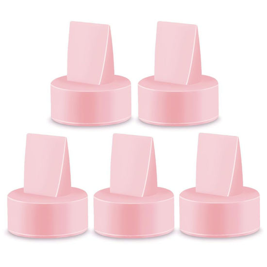 Picture of Maymom Duckbill Valves Compatible with Spectra Synergy Gold Spectra S1 Spectra S2 Spectra 9 Plus, Dew 350, Not Original Spectra Pump Parts Spectra S2 Accessories Replace Spectra Valve (Pink, 5ct)