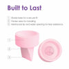 Picture of Maymom Duckbill Valves Compatible with Spectra Synergy Gold Spectra S1 Spectra S2 Spectra 9 Plus, Dew 350, Not Original Spectra Pump Parts Spectra S2 Accessories Replace Spectra Valve (Pink, 5ct)