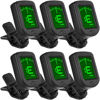 Picture of Guitar Tuner Clip On Ukulele Tuner 6 Pack for Guitar Bass Ukulele Violin Banjo Tuner