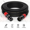 Picture of EBXYA XLR Microphone Cable - XLR Male to Female Cable 6ft 4-Packs with 3-Pin Balanced XLR Cables for Mic Mixer, Recording Studio, Speaker