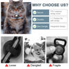 Picture of Reflective AirTag Cat Collar, Integrated Cat Tracker Collar with Air Tag Holder and Bell, Safety Elastic Band Cat GPS Collars for Girl Boy Cats, Kittens and Puppies (Red, S)