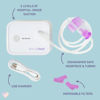 Picture of Dr. Noze Best - NozeBot | Electric Baby Nasal Aspirator | Hospital Grade Suction | Nose Sucker and Nasal Vacuum | Safe for Infants and Toddlers (Mild to Severe Congestion - The Original Noze Bot)